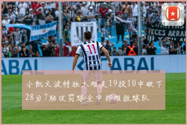 小凯文波特独木难支19投10中砍下28分7助攻罚球全中却难救球队